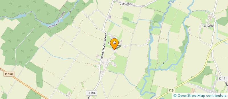 localisation de l'entreprise MONSIEUR SEBASTIEN PERNOT  ALLEREY-SUR-SAONE