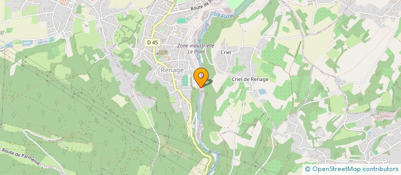 localisation de l'entreprise MONSIEUR SEBASTIEN PERRET  RENAGE