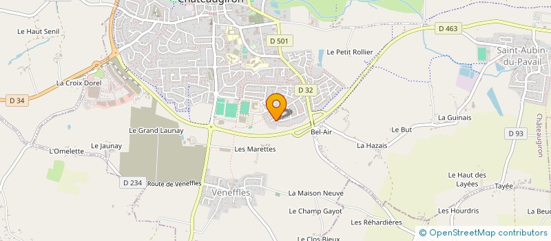 localisation de l'entreprise MONSIEUR SEBASTIEN PERRIER à CHATEAUGIRON