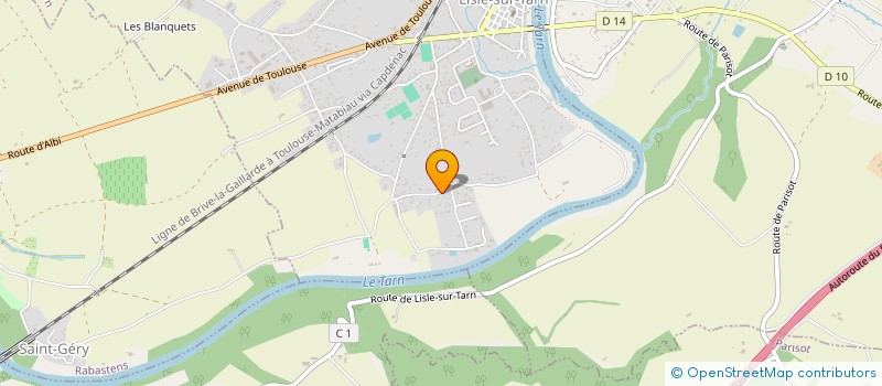 localisation de l'entreprise MONSIEUR SEBASTIEN PERRIER à LISLE-SUR-TARN