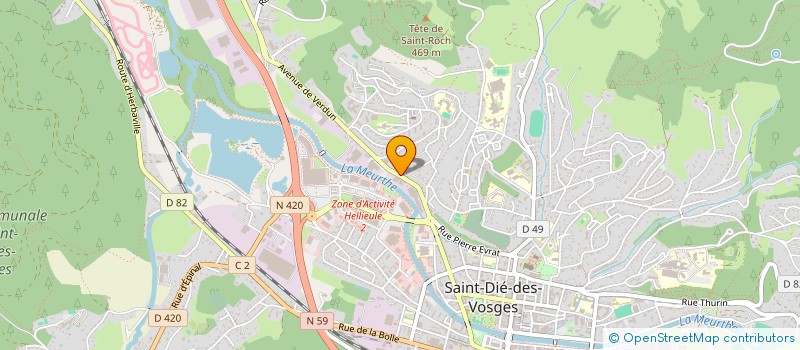 localisation de l'entreprise MONSIEUR SEBASTIEN PERRIN à SAINT-DIE-DES-VOSGES