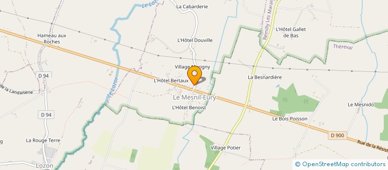 localisation de l'entreprise MONSIEUR SEBASTIEN PERRON  LE MESNIL-EURY