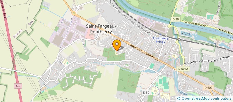 localisation de l'entreprise MONSIEUR SEBASTIEN PERRUCHAUT  SAINT-FARGEAU-PONTHIERRY