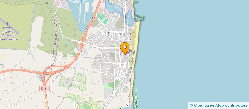 localisation de l'entreprise MONSIEUR SEBASTIEN PERUZZI  LE BARCARES