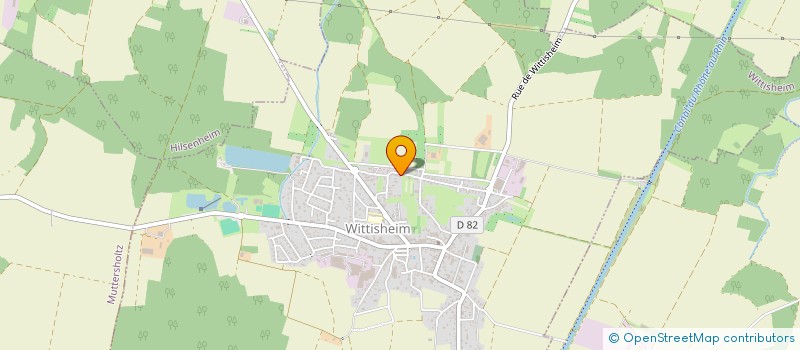 localisation de l'entreprise MONSIEUR SEBASTIEN PETER  WITTISHEIM