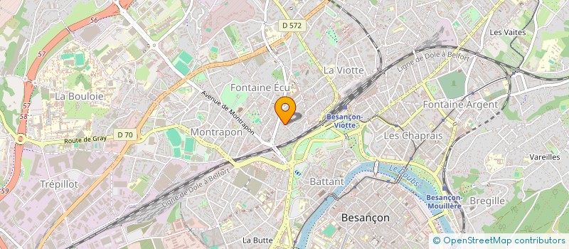 localisation de l'entreprise MONSIEUR SEBASTIEN PETIGNY à BESANCON