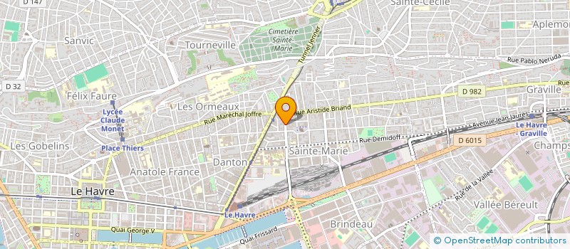 localisation de l'entreprise MONSIEUR SEBASTIEN PETIT  LE HAVRE