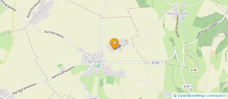 localisation de l'entreprise MONSIEUR SEBASTIEN PETIT  BOISSAY