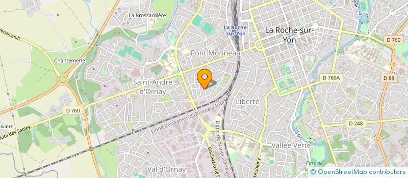 localisation de l'entreprise MONSIEUR SEBASTIEN PETIT à ROCHE SUR YON (LA)