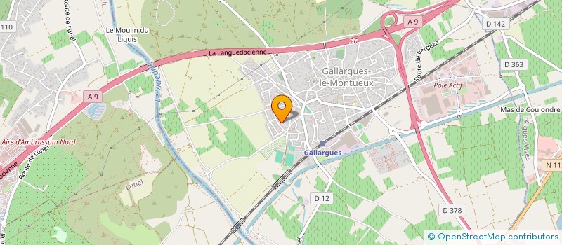 localisation de l'entreprise MONSIEUR SEBASTIEN PETITIMBERT  GALLARGUES-LE-MONTUEUX