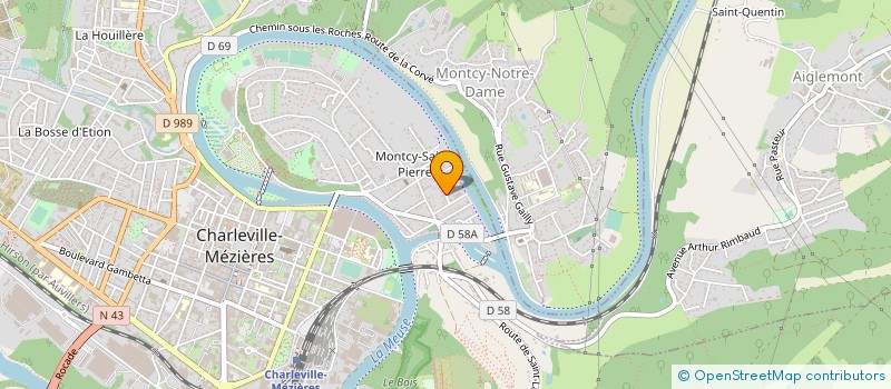 localisation de l'entreprise MONSIEUR SEBASTIEN PETITQUEUX à CHARLEVILLE-MEZIERES