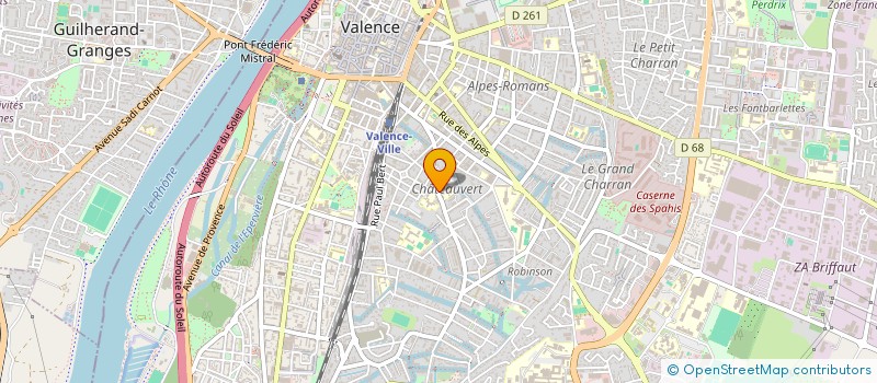 localisation de l'entreprise MONSIEUR SEBASTIEN PEYRARD à VALENCE