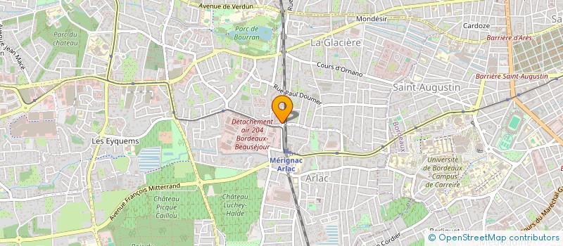 localisation de l'entreprise MONSIEUR SEBASTIEN PEYRONNET  MERIGNAC