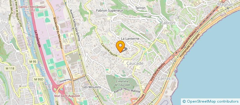 localisation de l'entreprise MONSIEUR SEBASTIEN PHILIPPE à NICE