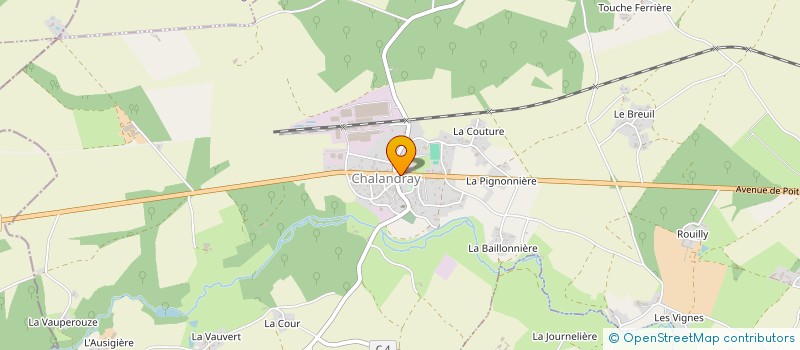 localisation de l'entreprise MONSIEUR SEBASTIEN PHILIPPONNEAU  CHALANDRAY