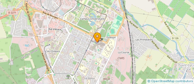 localisation de l'entreprise MONSIEUR SEBASTIEN PICARD  ORLEANS
