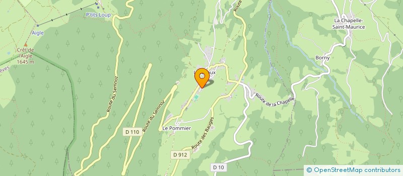 localisation de l'entreprise MONSIEUR SEBASTIEN PICCHIOTTINO  LESCHAUX