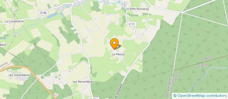 localisation de l'entreprise MONSIEUR SEBASTIEN PICHON  MARIGNE-LAILLE