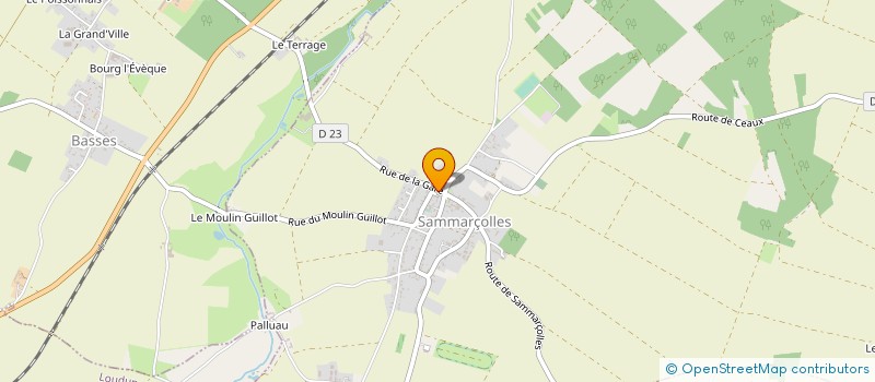 localisation de l'entreprise MONSIEUR SEBASTIEN PICHOT  SAMMARCOLLES