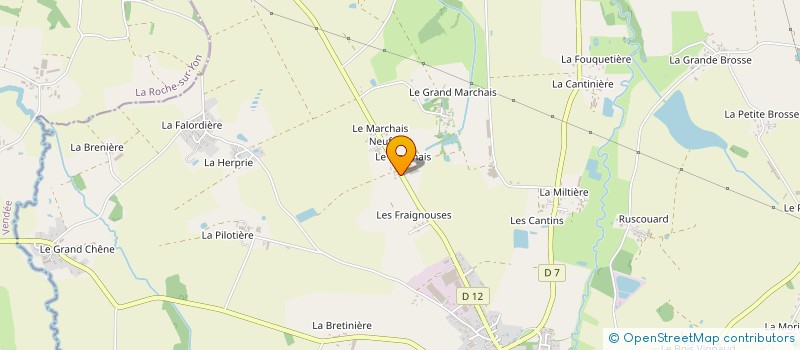 localisation de l'entreprise MONSIEUR SEBASTIEN PIDOUX à VIEILLEVIGNE