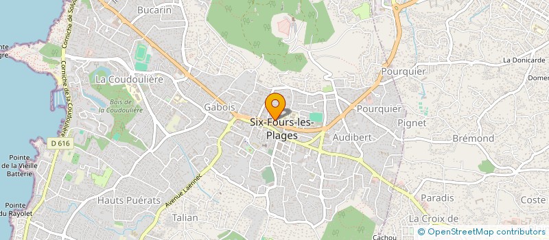 localisation de l'entreprise MONSIEUR SEBASTIEN PIERRAIN à SIX-FOURS-LES-PLAGES