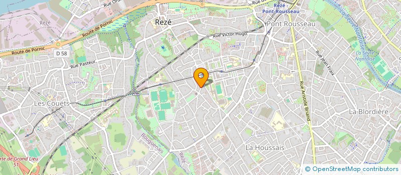 localisation de l'entreprise MONSIEUR SEBASTIEN PIERRE à REZE