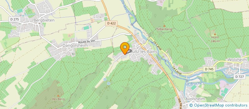 localisation de l'entreprise MONSIEUR SEBASTIEN PIERRE PORTRON à SOULTZ-LES-BAINS