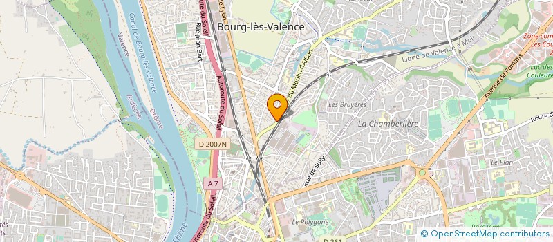 localisation de l'entreprise MONSIEUR SEBASTIEN PIERREFEUX à BOURG-LES-VALENCE