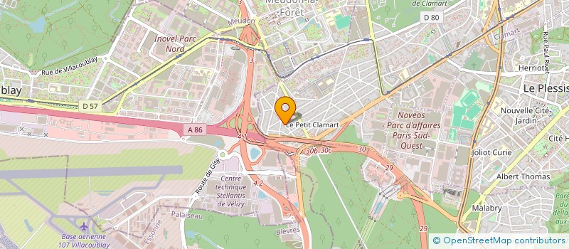 localisation de l'entreprise MONSIEUR SEBASTIEN PIERRON à CLAMART