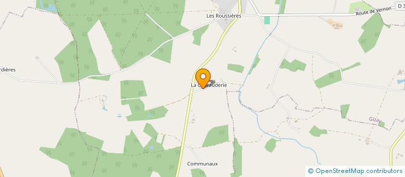 localisation de l'entreprise MONSIEUR SEBASTIEN PIERRON  GIZAY