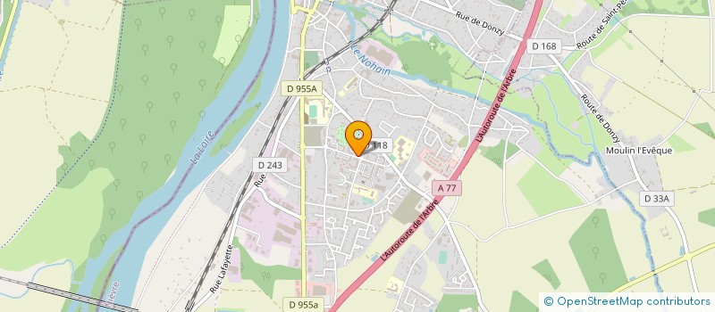 localisation de l'entreprise MONSIEUR SEBASTIEN PILLARD à COSNE-COURS-SUR-LOIRE