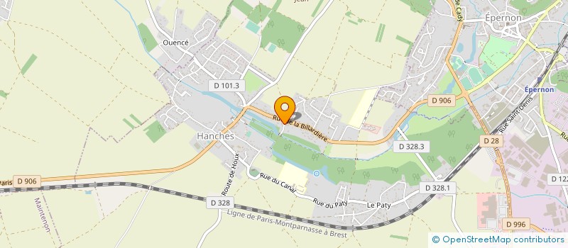 localisation de l'entreprise MONSIEUR SEBASTIEN PILLAUD à MAINTENON