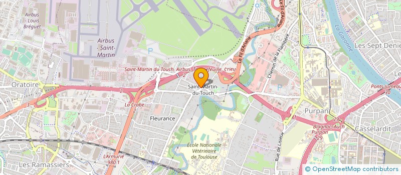 localisation de l'entreprise MONSIEUR SEBASTIEN PILLOT à TOULOUSE