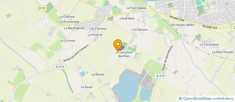 localisation de l'entreprise MONSIEUR SEBASTIEN PINARD  SAUMANE