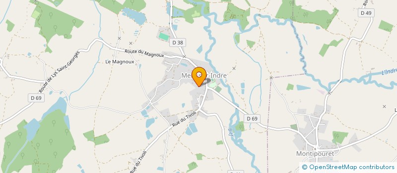 localisation de l'entreprise MONSIEUR SEBASTIEN PINAUD  MERS-SUR-INDRE