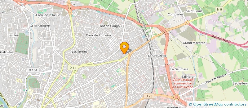 localisation de l'entreprise MONSIEUR SEBASTIEN PINGON à BEZIERS