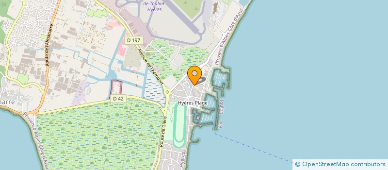 localisation de l'entreprise MONSIEUR SEBASTIEN PINNA à HYERES