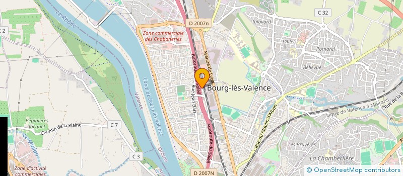 localisation de l'entreprise MONSIEUR SEBASTIEN PINTUS à BOURG-LES-VALENCE