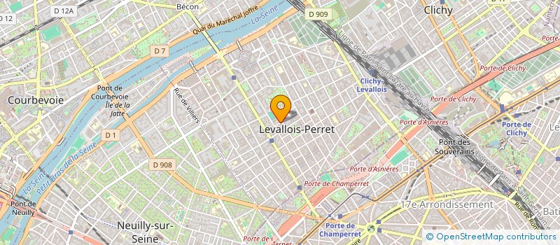 localisation de l'entreprise MONSIEUR SEBASTIEN PIODI  LEVALLOIS-PERRET