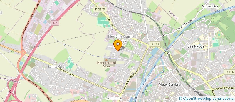 localisation de l'entreprise MONSIEUR SEBASTIEN PIOT  NEUVILLE-SAINT-REMY