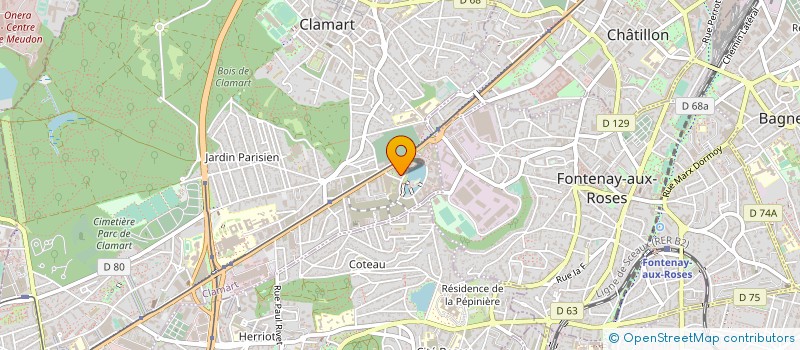 localisation de l'entreprise MONSIEUR SEBASTIEN PIPET à CLAMART