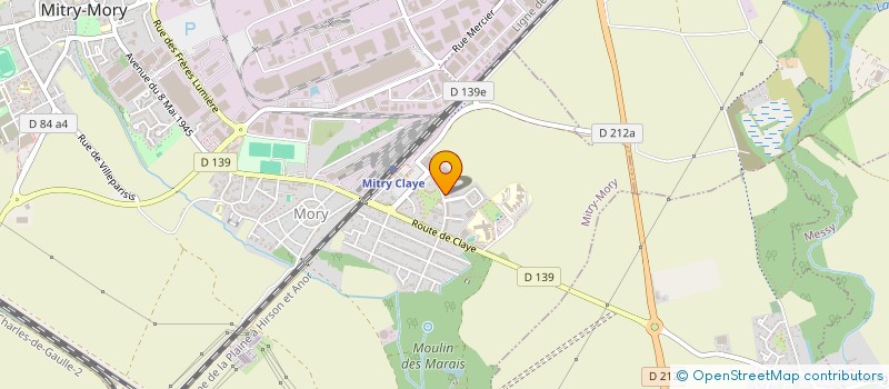 localisation de l'entreprise MONSIEUR SEBASTIEN PIQUIONNE  MITRY-MORY