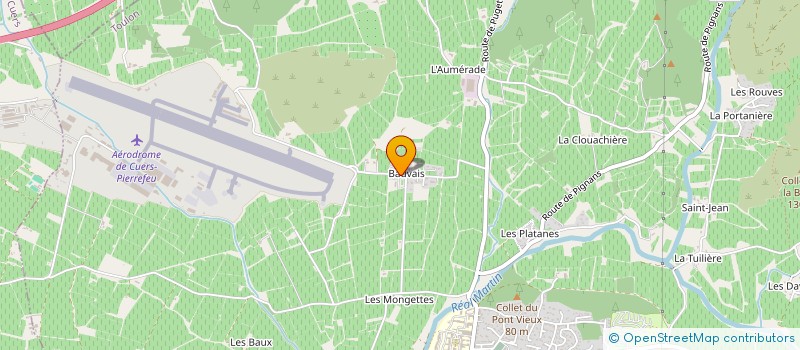 localisation de l'entreprise MONSIEUR SEBASTIEN PIRAZZOLI  PIERREFEU-DU-VAR