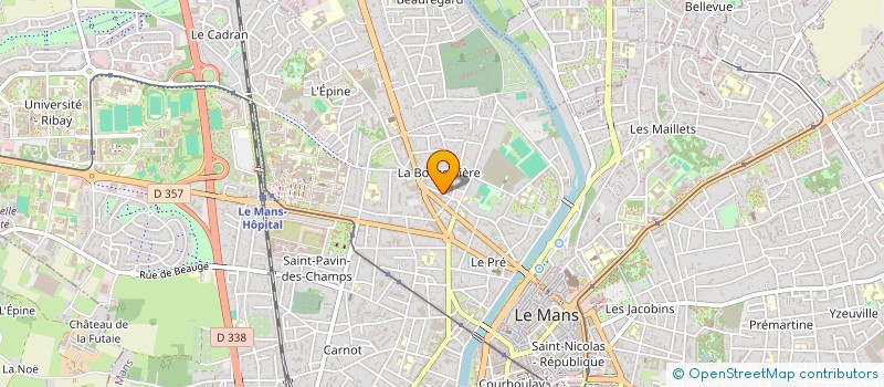 localisation de l'entreprise MONSIEUR SEBASTIEN PIRON  LE MANS