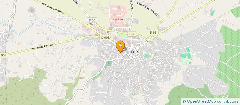 localisation de l'entreprise MONSIEUR SEBASTIEN PIROZZELLI à TRETS