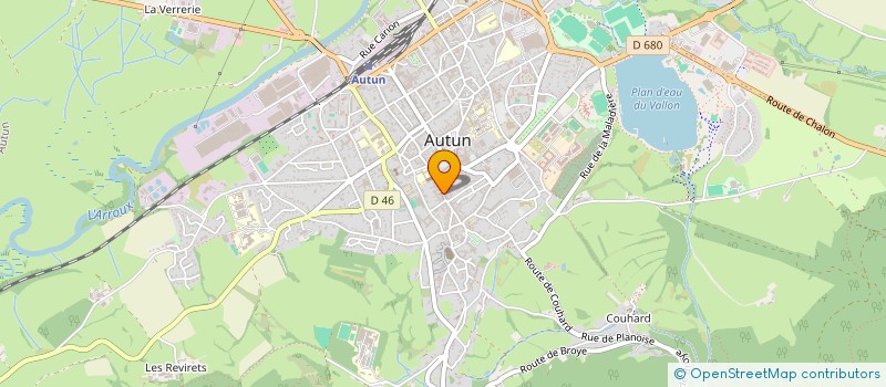 localisation de l'entreprise MONSIEUR SEBASTIEN PITAUD à AUTUN