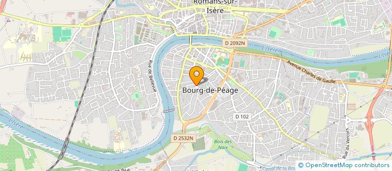 localisation de l'entreprise MONSIEUR SEBASTIEN PITOIS  BOURG-DE-PEAGE