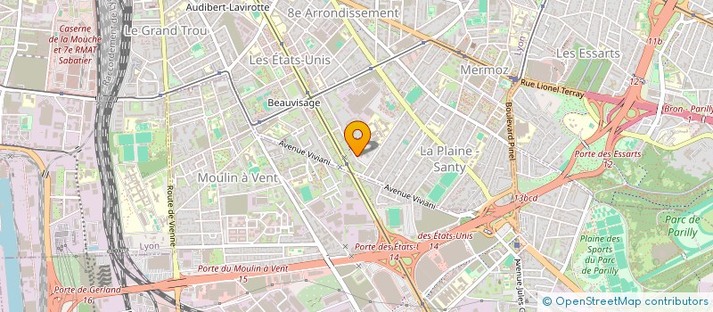 localisation de l'entreprise MONSIEUR SEBASTIEN PLANTIER  LYON