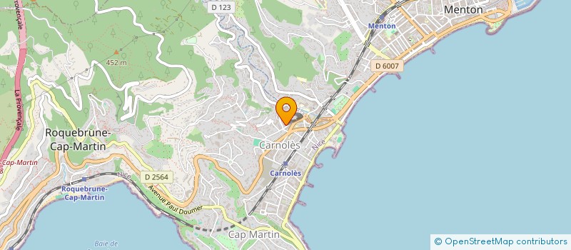 localisation de l'entreprise MONSIEUR SEBASTIEN PODOLSKY à ROQUEBRUNE-CAP-MARTIN