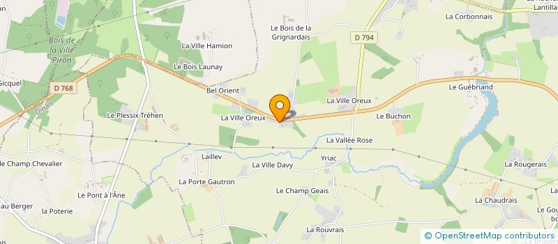 localisation de l'entreprise MONSIEUR SEBASTIEN POENOT-BOYER  PLUDUNO